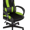 Игровое кресло TopChairs ST-Cyber 9 Green ткань/экокожа черный/зеленый ST-Cyber 9 GREEN