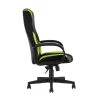 Игровое кресло TopChairs ST-Cyber 9 Green ткань/экокожа черный/зеленый ST-Cyber 9 GREEN