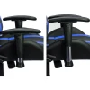 Игровое кресло AksHome Gamer синий + черный, экокожа 41932 Игровое кресло AksHome Gamer синий + черный, экокожа 41932
