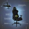 Игровое кресло AksHome Infiniti зеленый + черный, ткань 83804 Игровое кресло AksHome Infiniti зеленый + черный, ткань 83804