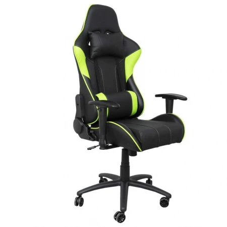 Игровое кресло AksHome Iron салатовый, экокожа 75220