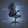 Игровое кресло AksHome Jordan синий, экокожа 62977 Игровое кресло AksHome Jordan синий, экокожа 62977