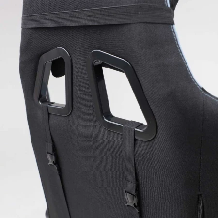 Игровое кресло AksHome Savage голубой + черный, ткань 83773