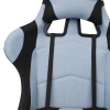 Игровое кресло AksHome Savage голубой + черный, ткань 83773 Игровое кресло AksHome Savage голубой + черный, ткань 83773