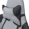 Игровое кресло AksHome Savage серый + черный, ткань 83800