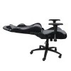 Игровое кресло AksHome Savage серый + черный, ткань 83800