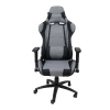 Игровое кресло AksHome Savage серый + черный, ткань 83800