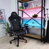 Игровое кресло AksHome Spiderman черный, экокожа 80352 Игровое кресло AksHome Spiderman черный, экокожа 80352