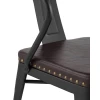 Барный стул Tolix Arms Soft с подлокотниками черный матовый LF718H MATTE BLACK 3474+PU7005 Барный стул Tolix Arms Soft с подлокотниками черный матовый LF718H MATTE BLACK 3474+PU7005