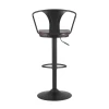 Барный стул Tolix Arms Soft черный матовый регулируемый F2535L MATTE BLACK 3474+PU7005 Барный стул Tolix Arms Soft черный матовый регулируемый F2535L MATTE BLACK 3474+PU7005