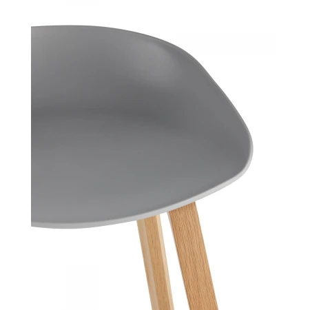 Барный стул Stool Group LIBRA серый деревян. ножки 8319 GREY