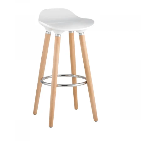 Барный стул Stool Group Модерн белый JASMINE WHITE