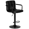 Стул барный DOBRIN KRUGER ARM BLACK (черный) 5011_BlackBase-LM KRUGER ARM BLACK Стул барный DOBRIN KRUGER ARM BLACK (черный) 5011_BlackBase-LM KRUGER ARM BLACK