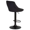 Стул барный DOBRIN LOGAN BLACK (черный велюр (MJ9-101)) 5007_BlackBase-LM LOGAN BLACK Стул барный DOBRIN LOGAN BLACK (черный велюр (MJ9-101)) 5007_BlackBase-LM LOGAN BLACK