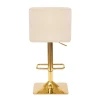 Стул барный DOBRIN GOLDIE (бежевый велюр (MJ9-10)) 5016-LM GOLDIE