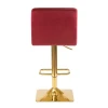 Стул барный DOBRIN GOLDIE (бордовый велюр (MJ9-43)) 5016-LM GOLDIE