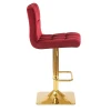 Стул барный DOBRIN GOLDIE (бордовый велюр (MJ9-43)) 5016-LM GOLDIE