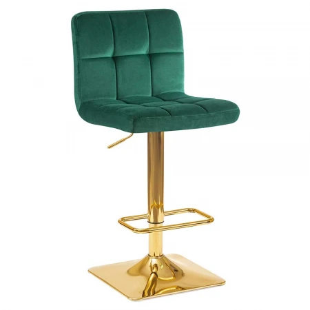 Стул барный DOBRIN GOLDIE (зеленый велюр (MJ9-88)) 5016-LM GOLDIE