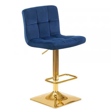 Стул барный DOBRIN GOLDIE (синий велюр (MJ9-117)) 5016-LM GOLDIE