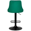 Стул барный DOBRIN JOSEPH BLACK (зеленый велюр (MJ9-88)) 5021_BlackBase-LM JOSEPH BLACK