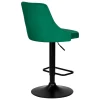 Стул барный DOBRIN JOSEPH BLACK (зеленый велюр (MJ9-88)) 5021_BlackBase-LM JOSEPH BLACK