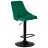 Стул барный DOBRIN JOSEPH BLACK (зеленый велюр (MJ9-88)) 5021_BlackBase-LM JOSEPH BLACK