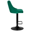 Стул барный DOBRIN JOSEPH BLACK (зеленый велюр (MJ9-88)) 5021_BlackBase-LM JOSEPH BLACK