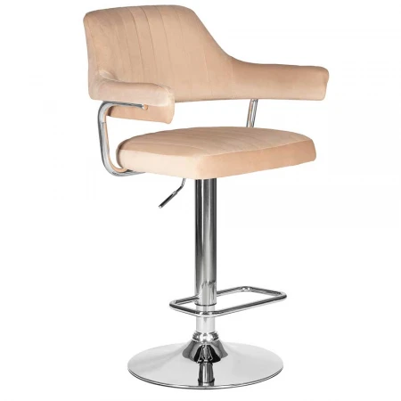Стул барный DOBRIN CHARLY (бежевый велюр (MJ9-10)) 5019-LM CHARLY