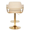 Стул барный DOBRIN CHARLY GOLD (бежевый велюр (MJ9-10)) 5019_Golden-LM