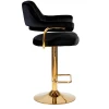 Стул барный DOBRIN CHARLY GOLD (черный велюр (MJ9-101)) 5019_Golden-LM