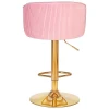 Стул барный DOBRIN DARCY GOLD (розовый велюр (1922-16)) 5025_GoldBase-LM DARCY GOLD Стул барный DOBRIN DARCY GOLD (розовый велюр (1922-16)) 5025_GoldBase-LM DARCY GOLD