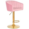 Стул барный DOBRIN DARCY GOLD (розовый велюр (1922-16)) 5025_GoldBase-LM DARCY GOLD Стул барный DOBRIN DARCY GOLD (розовый велюр (1922-16)) 5025_GoldBase-LM DARCY GOLD