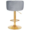 Стул барный DOBRIN DARCY GOLD (серый велюр (1922-19)) 5025_GoldBase-LM DARCY GOLD Стул барный DOBRIN DARCY GOLD (серый велюр (1922-19)) 5025_GoldBase-LM DARCY GOLD
