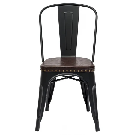 Барный стул Tolix Soft черный матовый LF818C MATTE BLACK 3474+PU7005