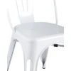 Барный стул Tolix белый глянцевый YD-H440B LG-02 Барный стул Tolix белый глянцевый YD-H440B LG-02