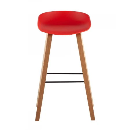 Барный стул Stool Group LIBRA красный деревян. ножки 8319 RED