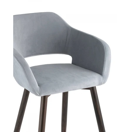 Барный стул Stool Group Саймон велюр серый fb-saimon-b-awd-vl-12