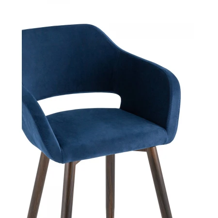 Барный стул Stool Group Саймон велюр тёмно-синий fb-saimon-b-awd-vl-26
