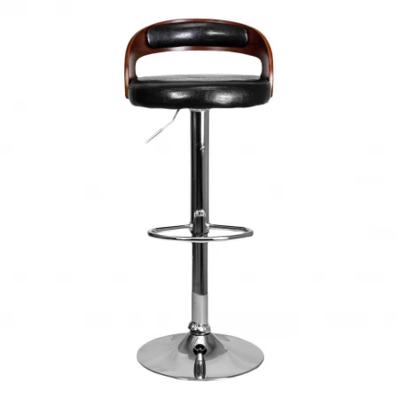 Барный стул AksHome Bruno чёрный, экокожа 31844