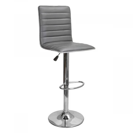Барный стул AksHome Capri серый, экокожа 65597