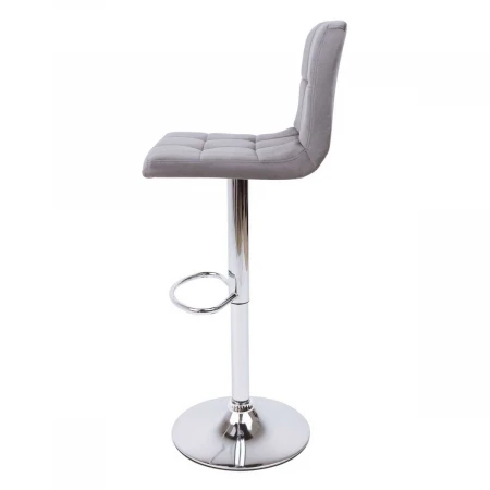 Барный стул AksHome Logos темно-серый, велюр 80165