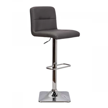Барный стул AksHome Riga серый, экокожа 57227