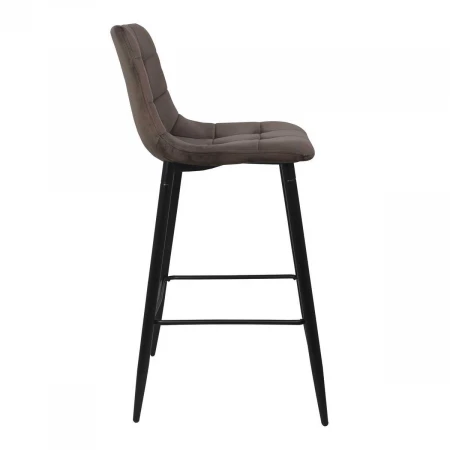 Барный стул AksHome Stella коричневый, велюр 75809