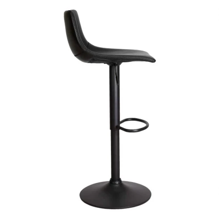 Барный стул AksHome Texas черный + черная нить, экокожа 63659