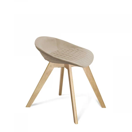 Барный стул Sheffilton SHT-ST19-SF2/S39 ванильный крем/прозрачный лак 4379992002