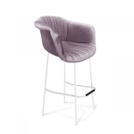 Барный стул Sheffilton SHT-ST31-С1/S29 ледяная лаванда/белый муар 1715435401