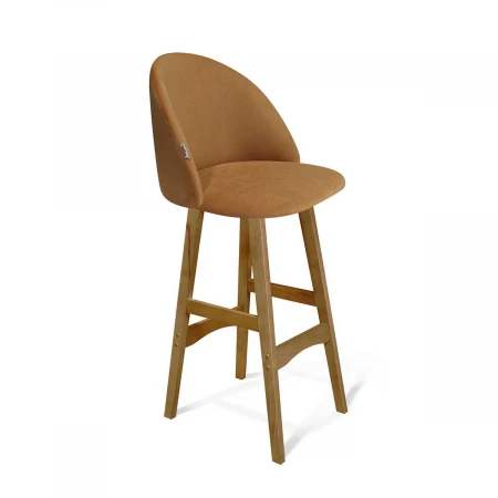 Барный стул Sheffilton SHT-ST35/S65 горчичный/светлый орех 2943700106