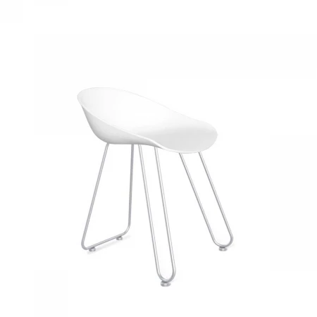 Барный стул Sheffilton SHT-ST19/S106 белый/хром лак 3704516201