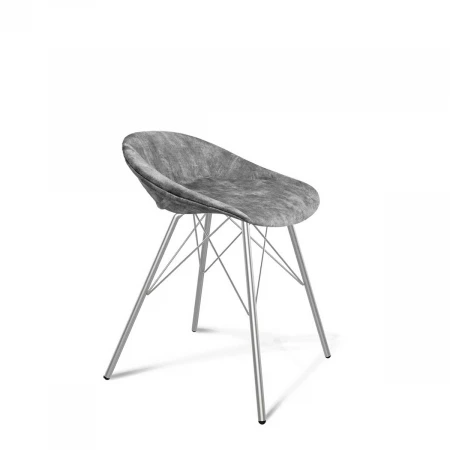 Барный стул Sheffilton SHT-ST19-SF1/S37 дымный/хром лак 4406601001