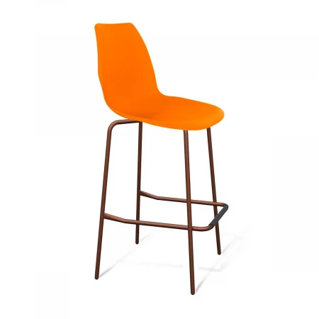 Барный стул Sheffilton SHT-ST29/S29 оранжевый ral2003/медный металлик 9898526202